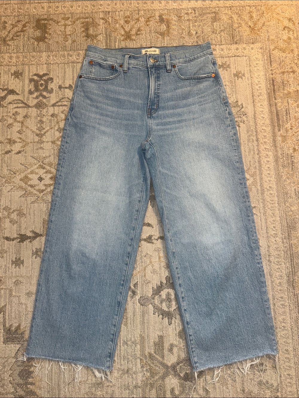 Madewell Wide-leg Crop Jean